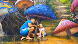 ناستیا و بابایی در موزه سلفی م...