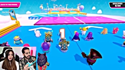 بازی Fall Guys.  با میا پلیز و...