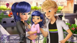 میراکلس بچه دار شدن مرینت و آد...