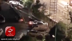 لحظه وحشتناک فرونشست زمین زیر...