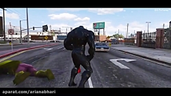 مبارزه جدید هالک عنکبوتی و ونو...