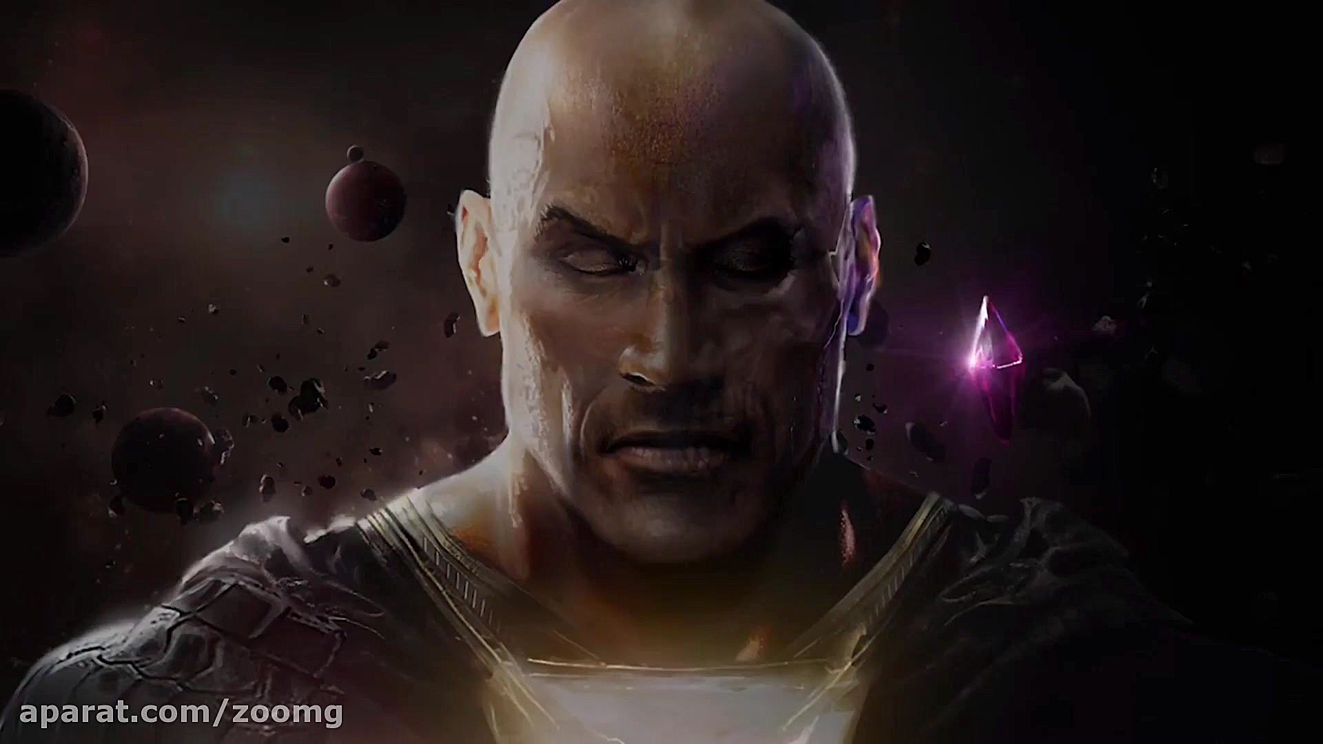 کانسپت تیزر معرفی شخصیت بلک آدام در فیلم Black Adam دواین جانسون/راک زمان88ثانیه