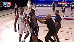 دعوا و درگیری دو بازیکن در دید...