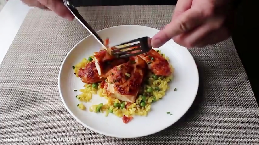 لذت آشپزی - طرز تهیه خوراک مرغ