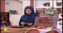 آموزش ساخت تابو با تزیین گل خشک