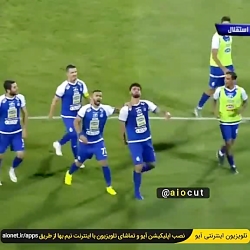 خوشحالی محمد دانشگر بعد از گل...