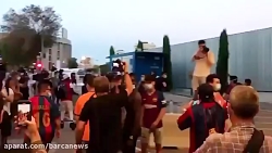 اعتراض شدید هواداران بارسلونا...