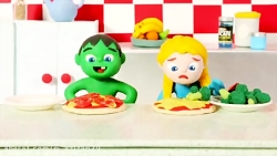 برنامه کودک شاد السا: پخت پیتز...