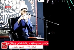 عزاداری بزرگ مشهدی ها در بوستا...