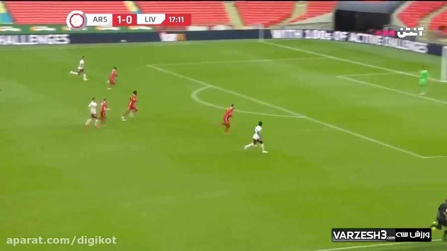 خلاصه بازی آرسنال 1 (5)  لیورپ...