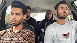 خفه شدن راننده توسط مسافر خانم