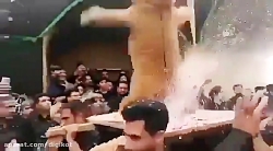 زمین خوردن شیر تعزیه