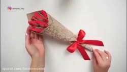 آموزش درست کردن دسته گل شکلاتی