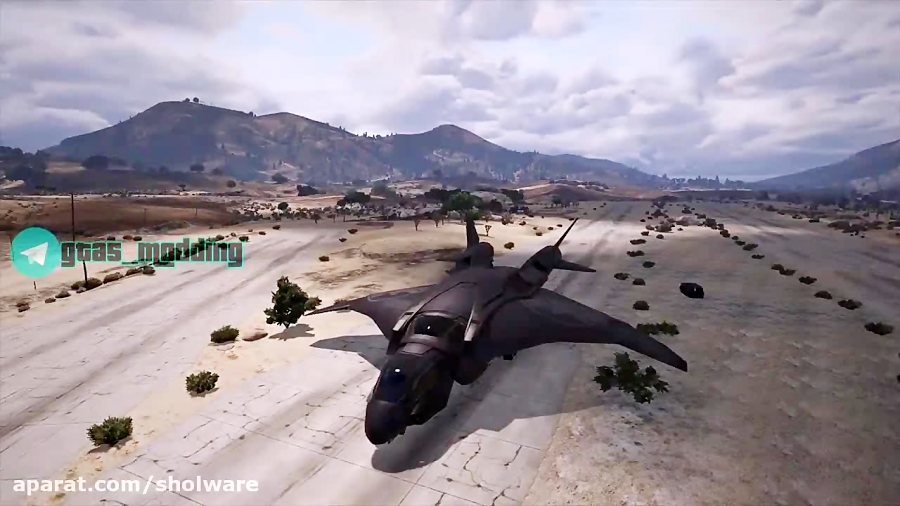 GTA V - مود عمود پرواز Quinjet shield و مود گرافیکی VisualVanilla 1.2