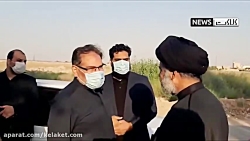 حضور شمخانی در روستای ابوالفضل...