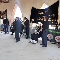 مراسم تاسوعا در قبرستان دیزه