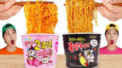 چالش اسمر | چالش خوردن نودل با...