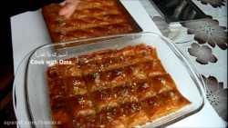 آموزش شیرینی پزی - شیرینی باقلوا - طرز تهیه باقلوای ترکی - باقلوای استانبولی