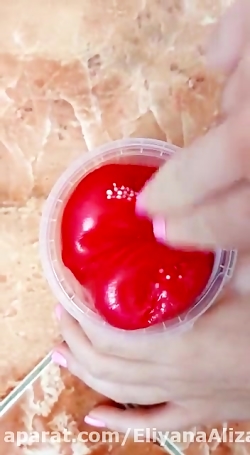 اسلایم دونه برفی من^ ^