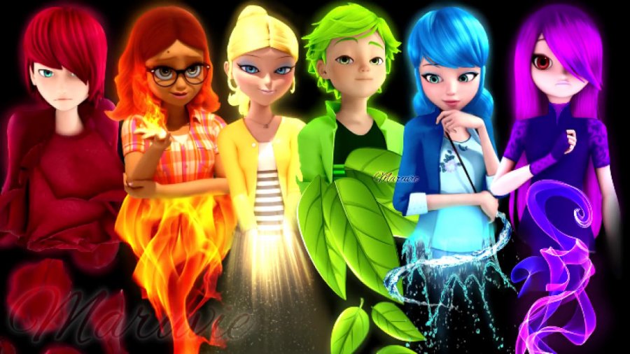 طرحی جدید از شخصیت های میراکلس...