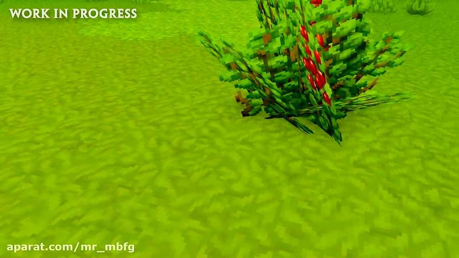 ویدیویی از فضای بازی هایتیل Hytale هایتل "رشد بوته"