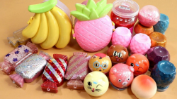 مخلوط کردن اسلایم های رنگی در...