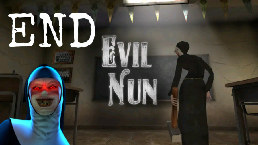 گیم پلی بازی evil nun part 3 بالاخره بازی نون تموم شد
