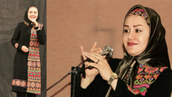 اجرای زیبای بانوی شیرازی - مجری صحنه
