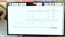 تحلیل هندسه و گسسته کنکور99 رشته ریاضی استاد جلالی در استودیو کلاسینو