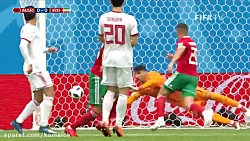 لحظات ماندگار بازی های فوتبال ایران در جام های جهانی - ایران و  مراکش