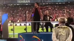 محسن ابراهیم زاده در استادیوم