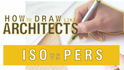 اسکیس مقدماتی_قسمت سوم_تفاوت ایزومتریک و پرسپکتیو