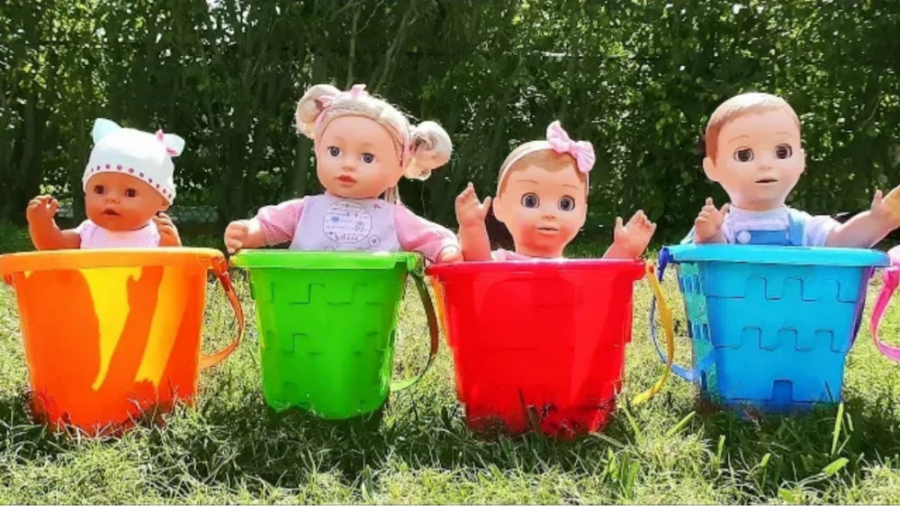 دیانا و روما :: پرستاری از عروسک کودک درمان ریزش مو