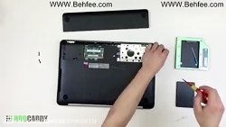 آموزش تعویض هارد لپ تاپ