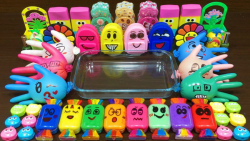 مخلوط کردن اسلایم های رنگی