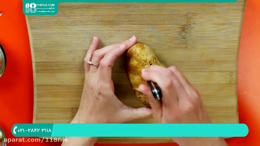 آموزش آشپزی | دستور پخت غذا | آشپزی ایرانی | شیرینی پزی ( سیب زمینی شکم پر )
