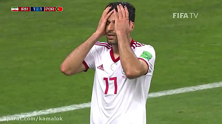 لحظات ماندگار بازی های فوتبال ایران در جام های جهانی - ایران و پرتغال زمان130ثانیه