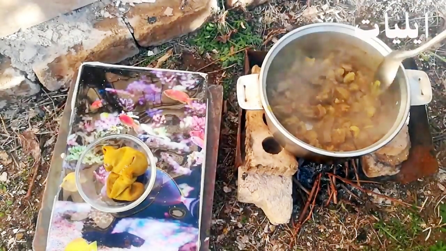 آشپزی محلی ایرانی - طرز تهیه قورمه گوشت سنتی روی آتش