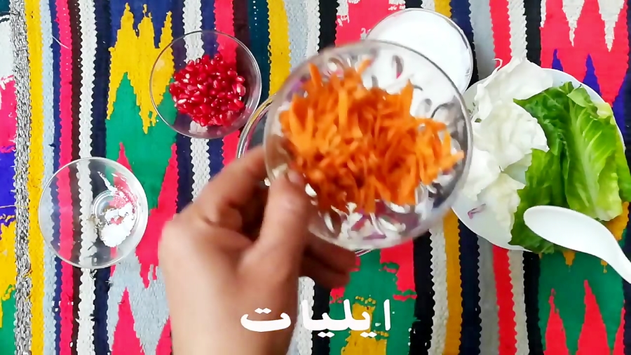 آشپزی محلی ایرانی - طرز تهیه سالاد کلم یک غذای خیلی لذیذ و ساده