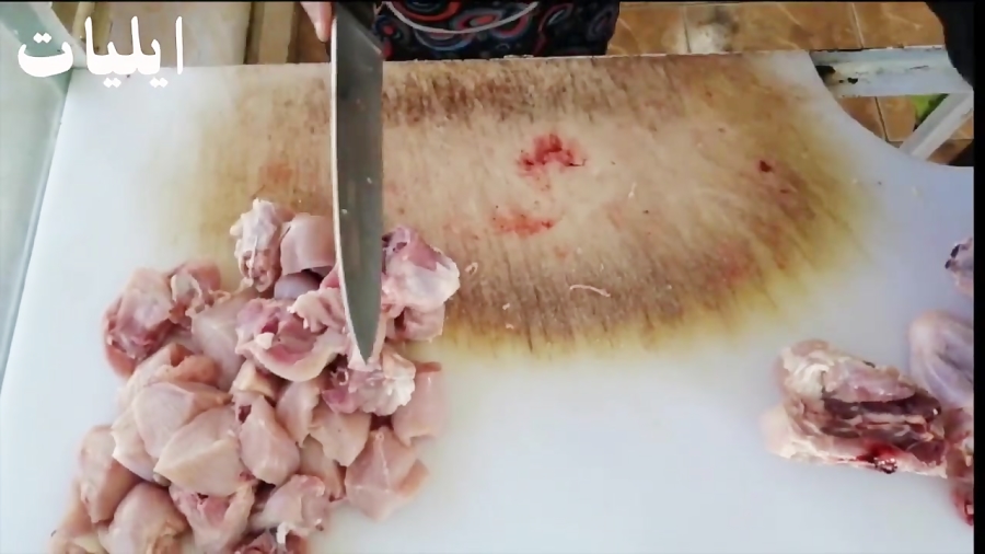آشپزی محلی ایرانی - روش درست خرد کردن مرغ برای جوجه کباب