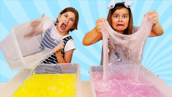 چالش اسلایم  مدی و سیلا