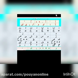 الفبا و ترکیب با نشانه های صدا...