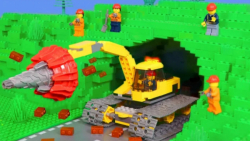 ماشین بازی کودکانه : ساخت تونل...