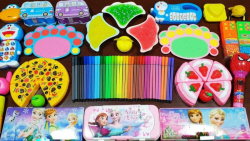 مخلوط اسلایمهای رنگی با تم فرو...