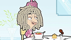 کارتون مستر بین اسپاگتی بین