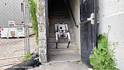 آزمایش ربات چهارپا توسط نیروی...