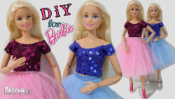 وسایل باربی  آموزش دوختن لباس...