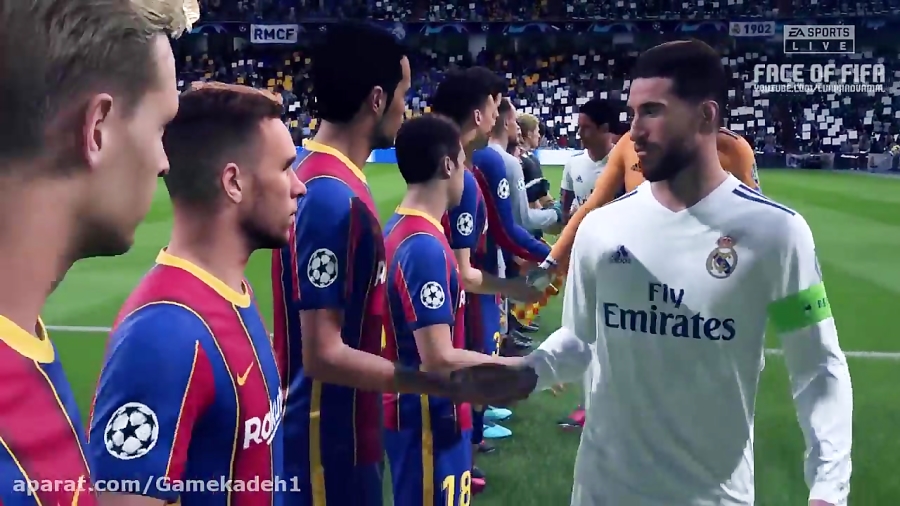 FIFA 21 gameplay | بازی بارسلونا و رئال مادرید در فیفا ۲۱