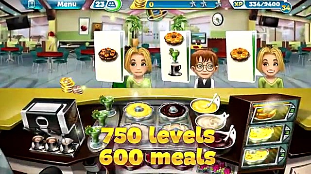 معرفی Cooking Fever  بازی رستوران داری اندروید   مود زمان22ثانیه