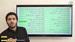 ویدیو آموزش درس 3 عربی نهم